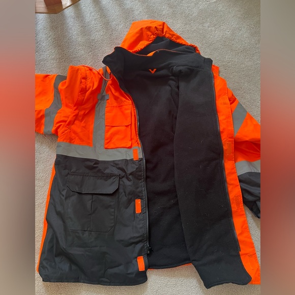 High Visibility Winter Coat - Picture 2 of 12